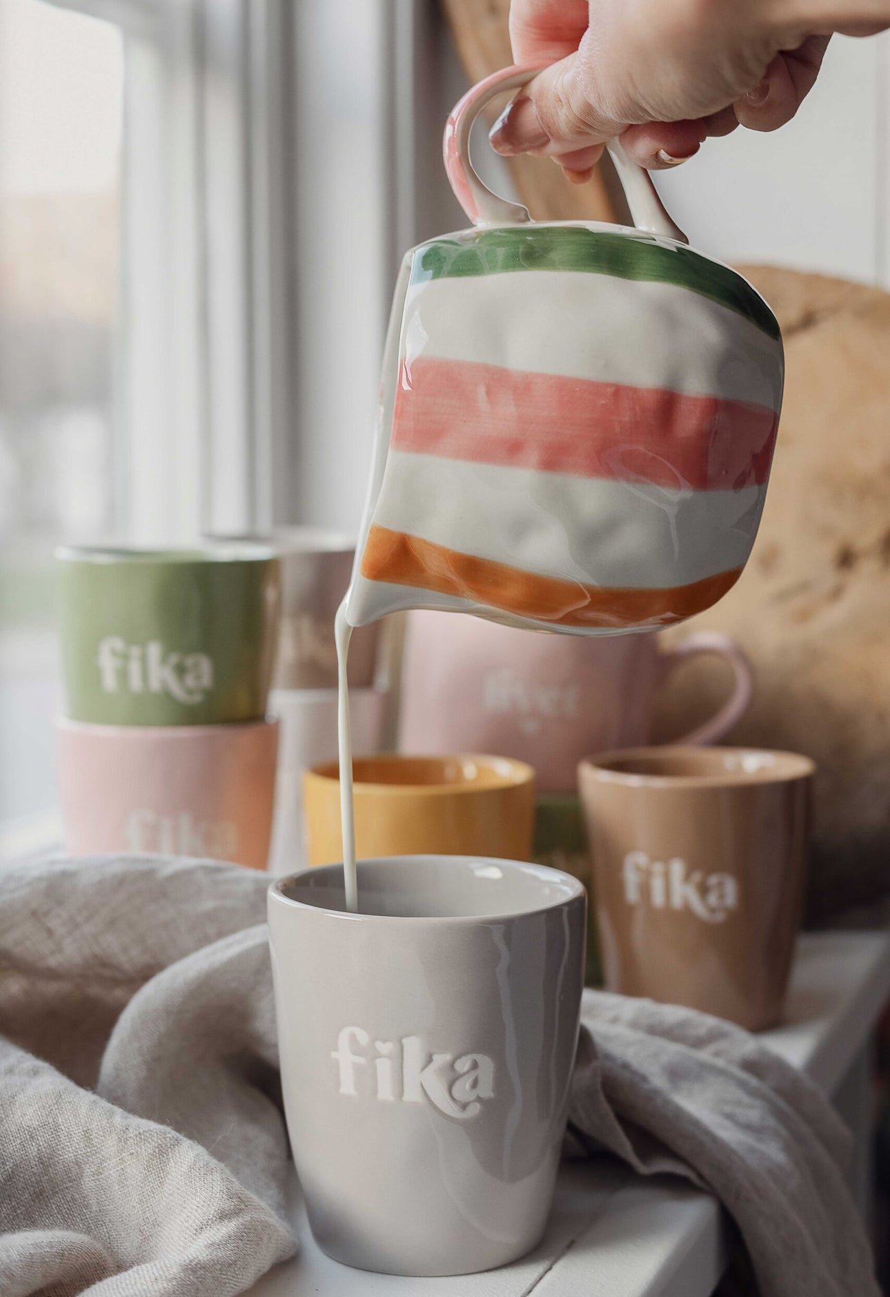 Fika mugg från Majas Cottage | flera färger
