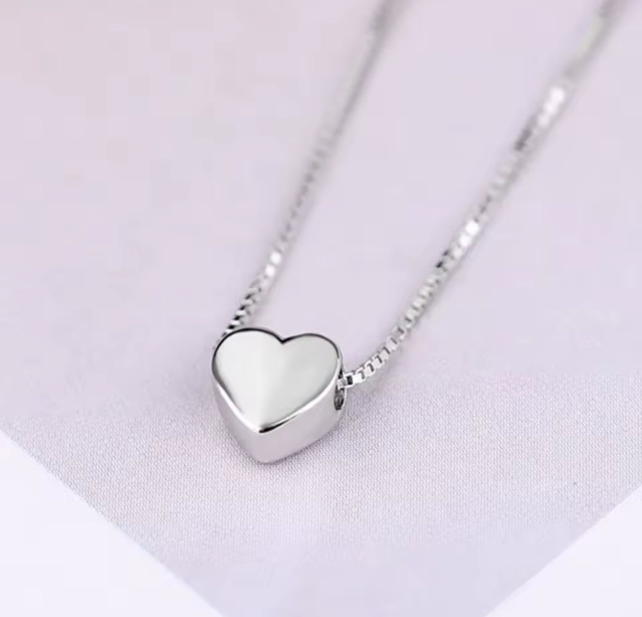 Stilrent silver hjärta