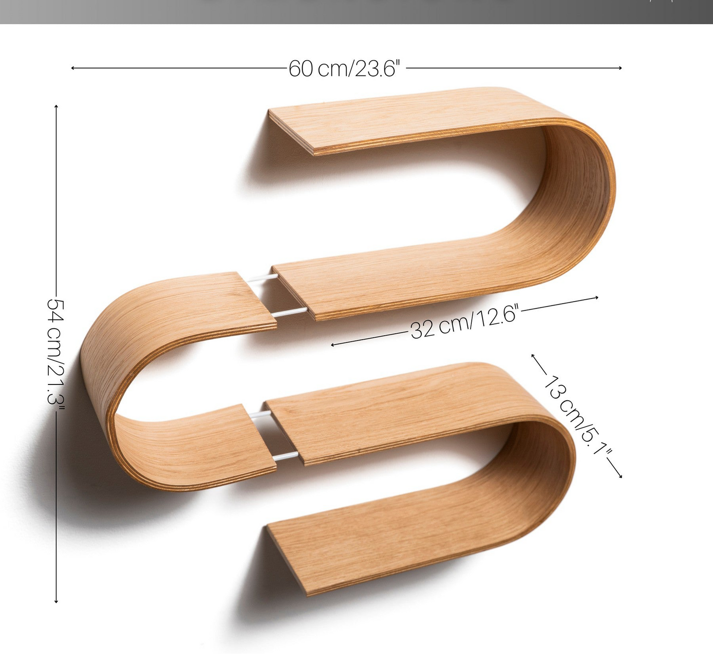 Unik hylla med stil – Snake