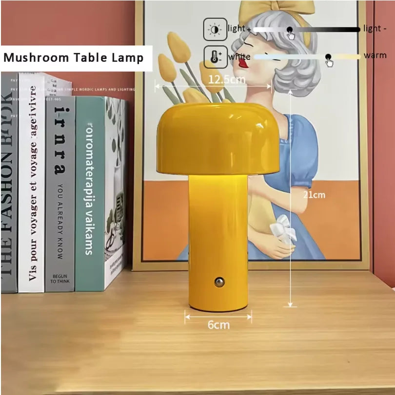 Modern touch-lampa med dimmer