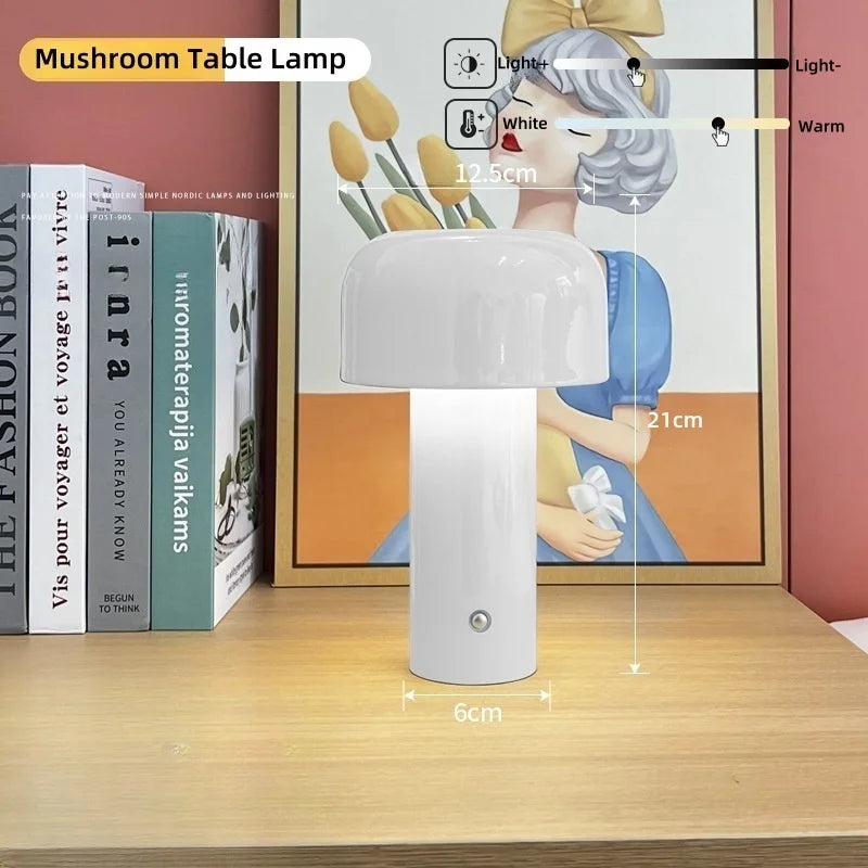 Modern touch-lampa med dimmer