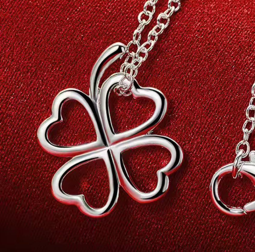 Fyrklöver Halsband - Sterling Silver 925