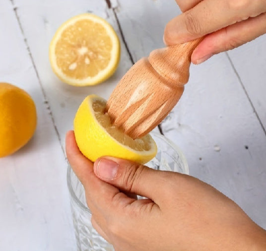 Citruspress i Bokträ | Handhållen