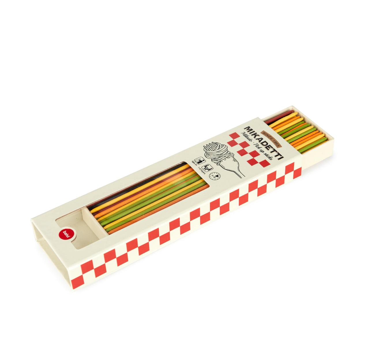 Plockepinn - Mikado spel med spaghetti-twist
