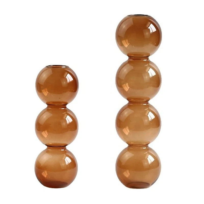 Glasvas i bubbelglas – minimalistisk heminredning i nordisk stil