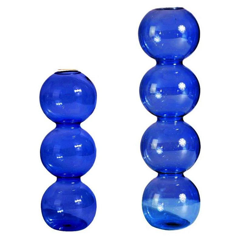 Glasvas i bubbelglas – minimalistisk heminredning i nordisk stil