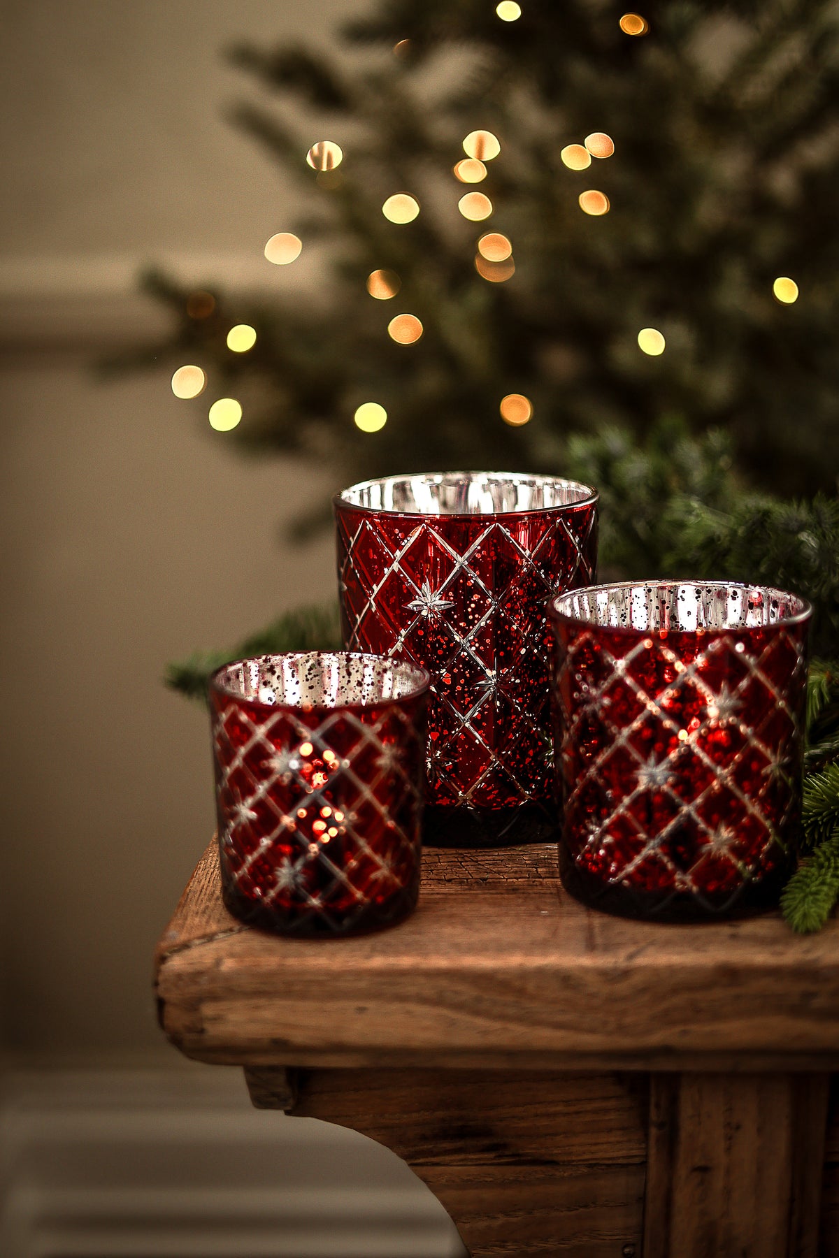 Majas Lykta Ruby Elegance - 2 storlekar