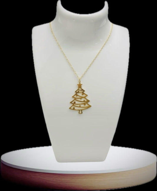 Julens Halsband - guldpläterad