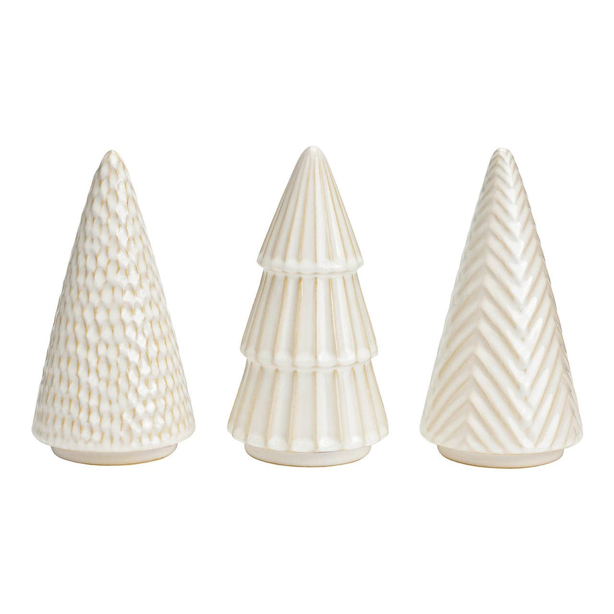 Granar i keramik | Naturvit – 3-pack