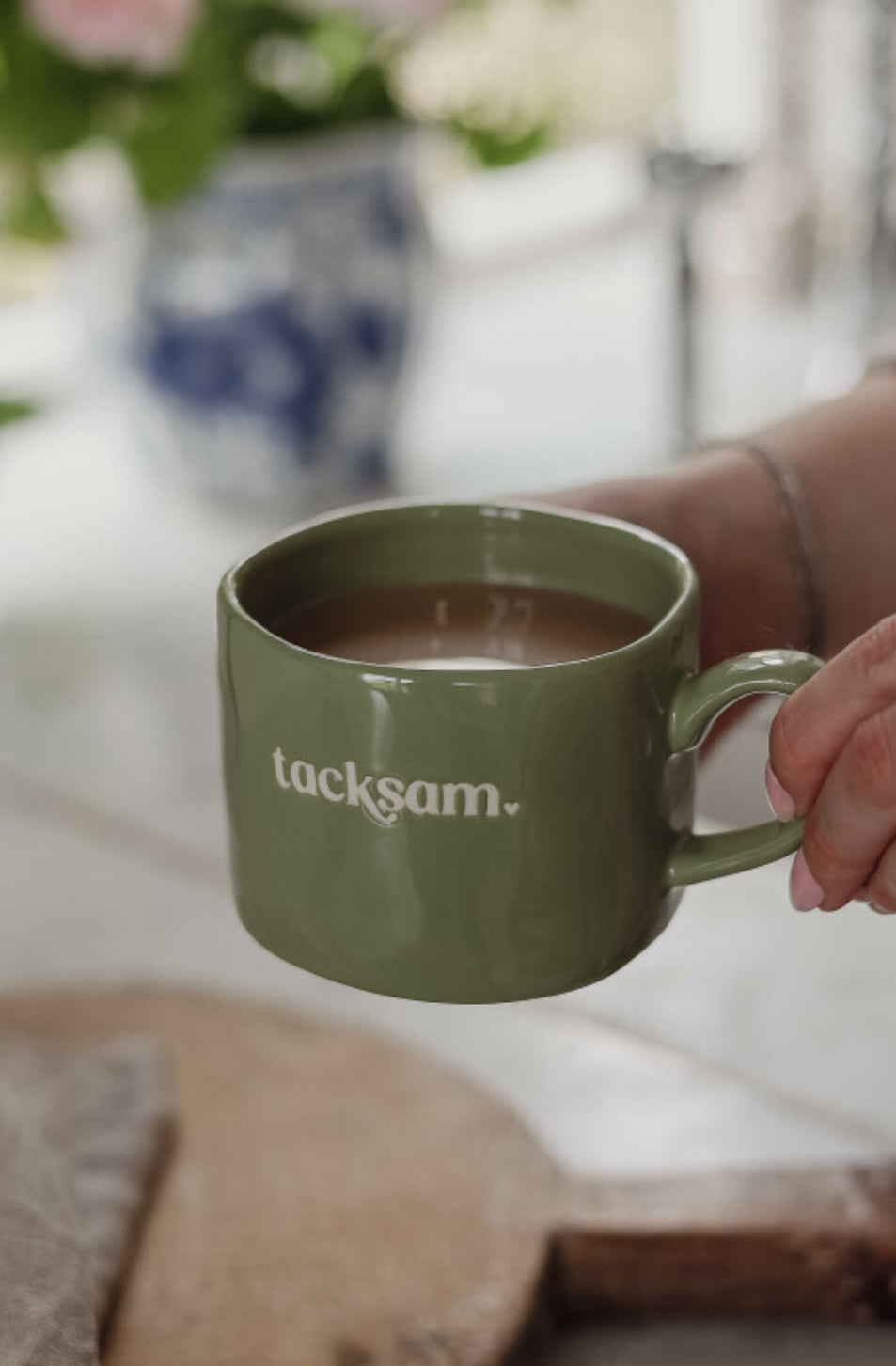 Tacksam - Majas Mugg - grön