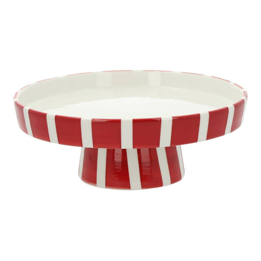 Kakfat i keramik – Röd/Grön 22 cm
