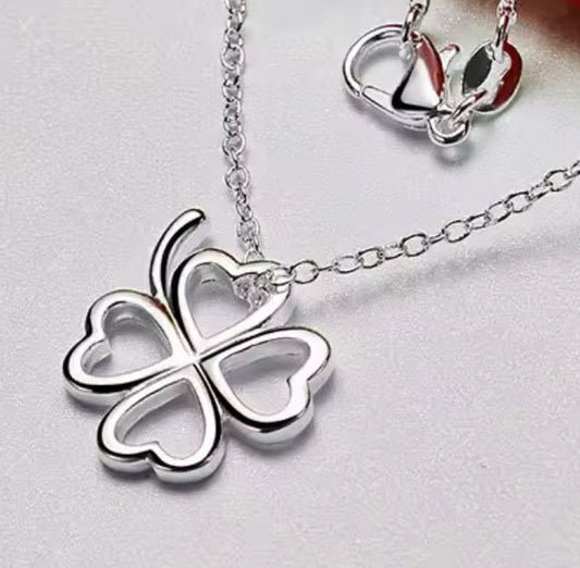 Fyrklöver Halsband - Sterling Silver 925