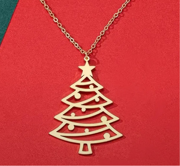 Julens Halsband - guldpläterad