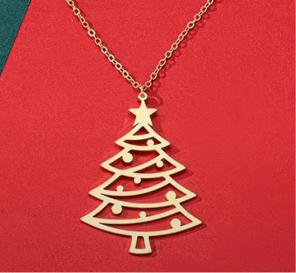 Julens Halsband - guldpläterad