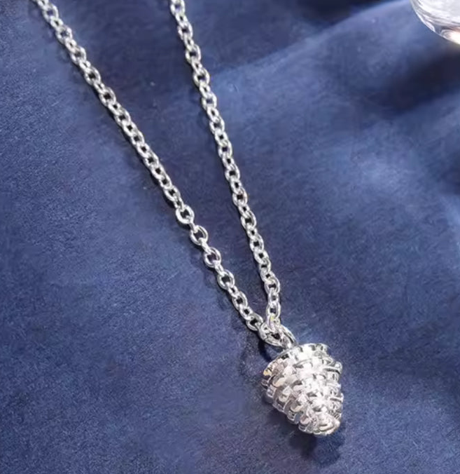 Silver kotte - halsband