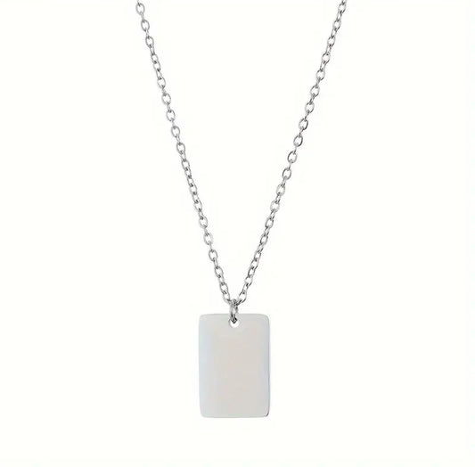 Halsband - Silver bricka