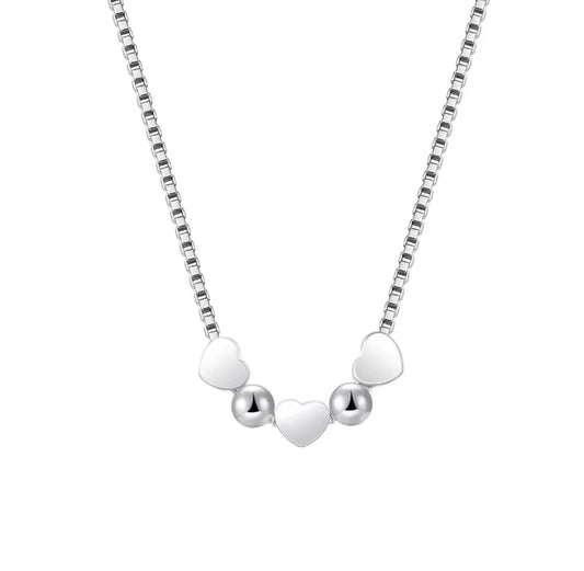 Halsband Hjärtan – Sterling Silver 925