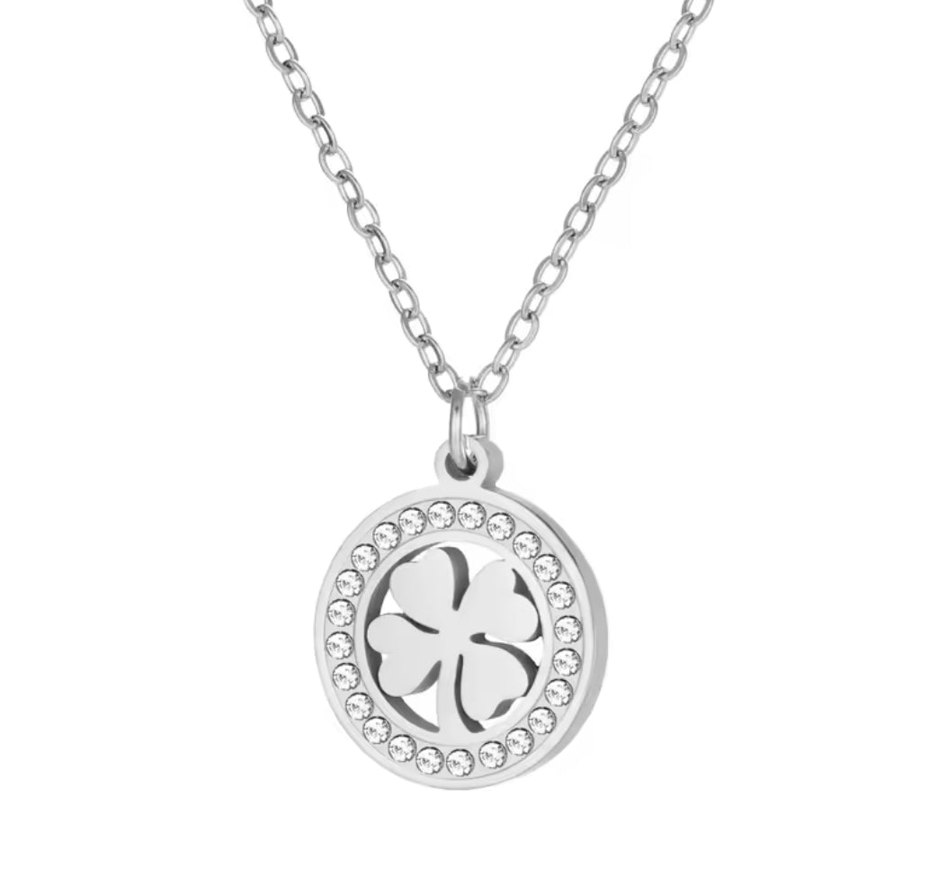 Halsband Fyrklöver – Sterling Silver 925