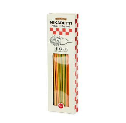 Plockepinn - Mikado spel med spaghetti-twist
