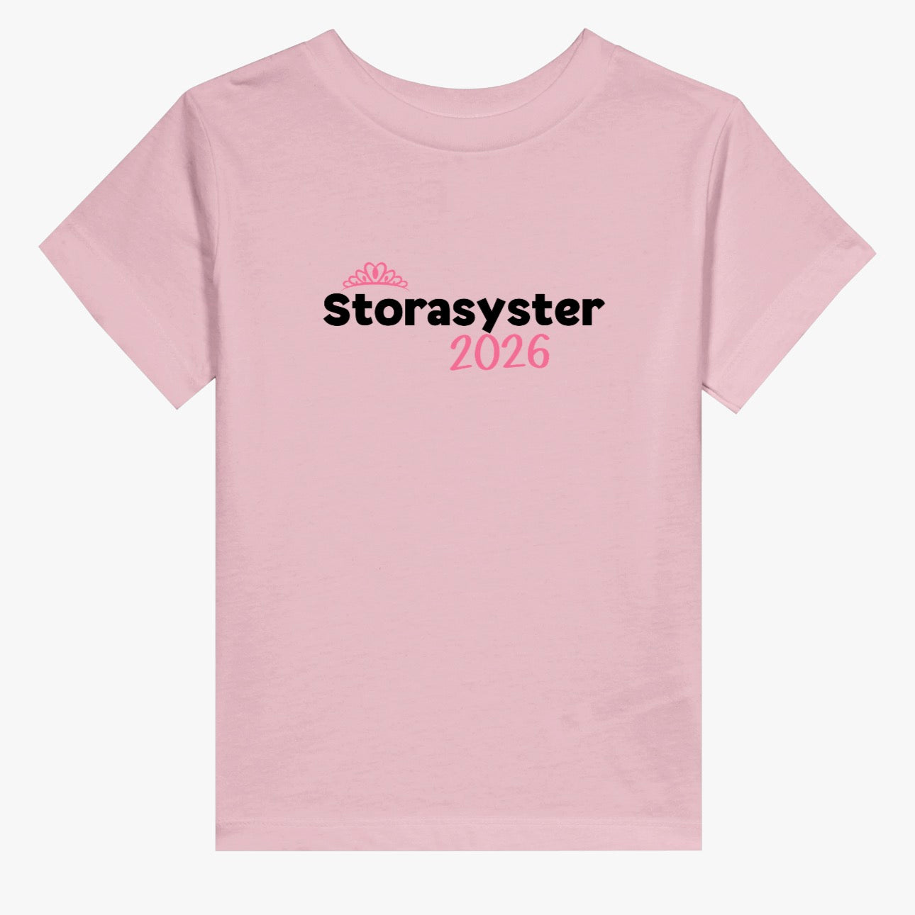 Storasyster 2026 – T-shirt för blivande storasyster
