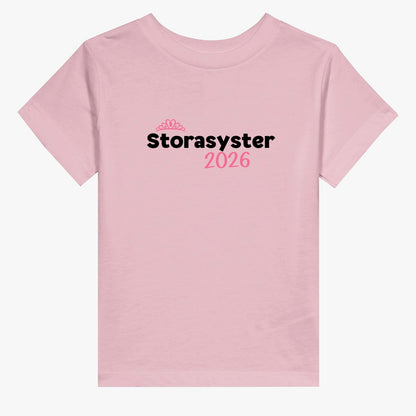 Storasyster 2026 – T-shirt för blivande storasyster