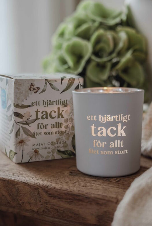 Ett hjärtligt Tack för allt - litet som stort
