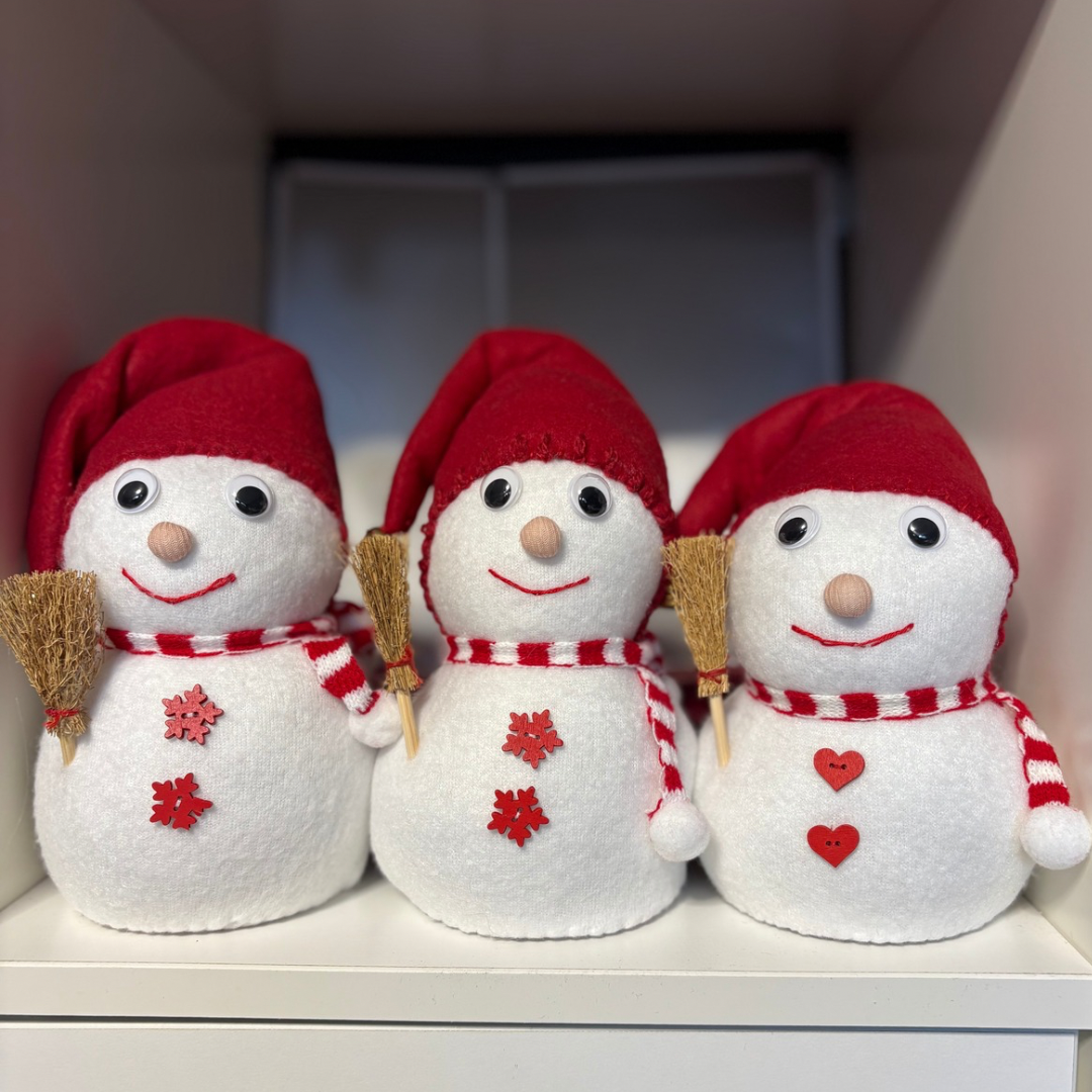 Snögubbe - Handgjord dekoration