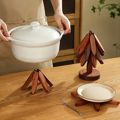 Skydda Bordet med Design – Träunderlägg