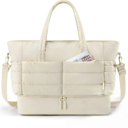 Trendig Duffel Väska med Skofack