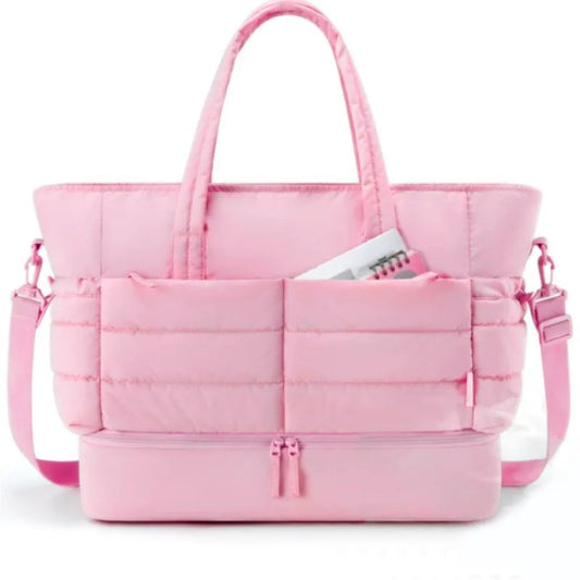 Trendig Duffel Väska med Skofack