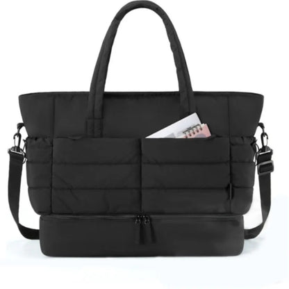 Trendig Duffel Väska med Skofack
