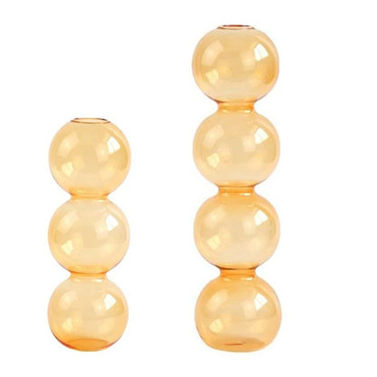 Glasvas i bubbelglas – minimalistisk heminredning i nordisk stil