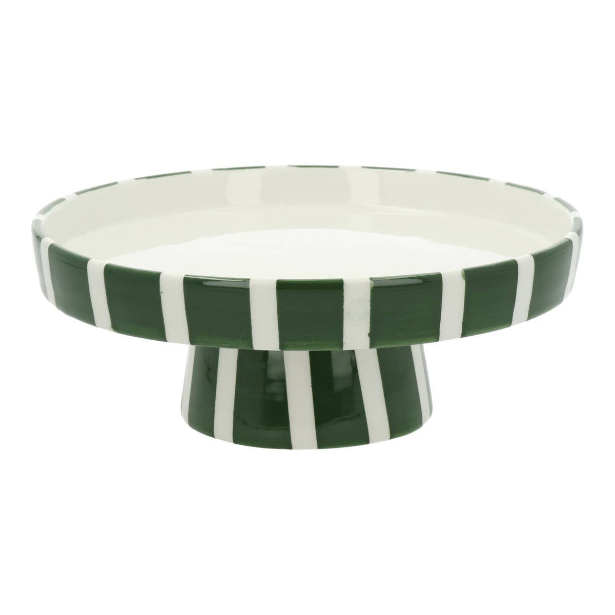 Kakfat i keramik – Röd/Grön 22 cm