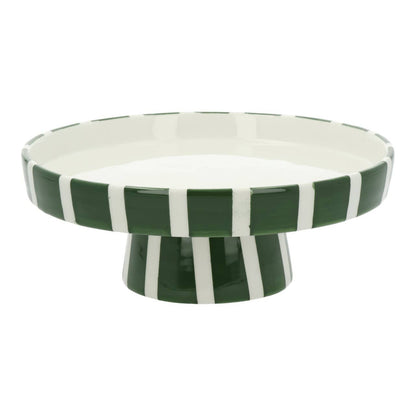 Kakfat i keramik – Röd/Grön 22 cm