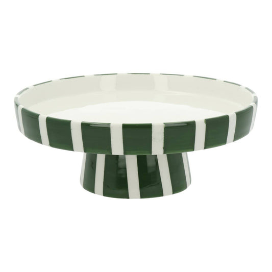 Kakfat i keramik – Grön 17/22 cm