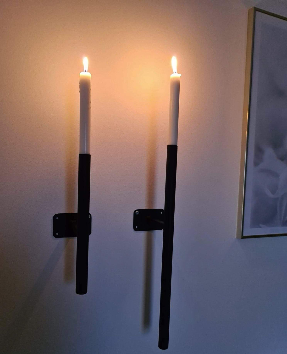 Väggljusstake - ENKEL 30cm