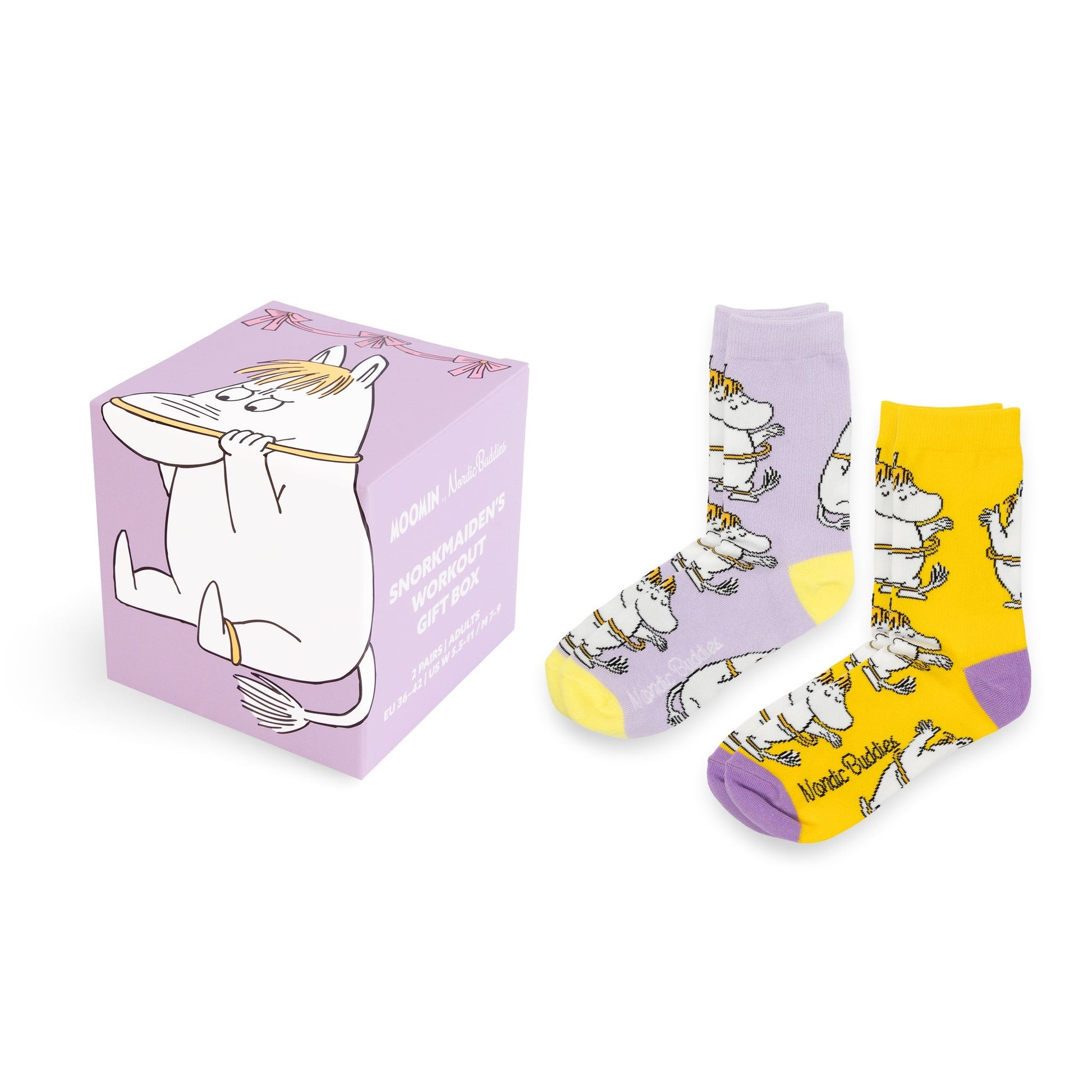 Mumin presentbox Snorkfröken strumpor 2 pack
